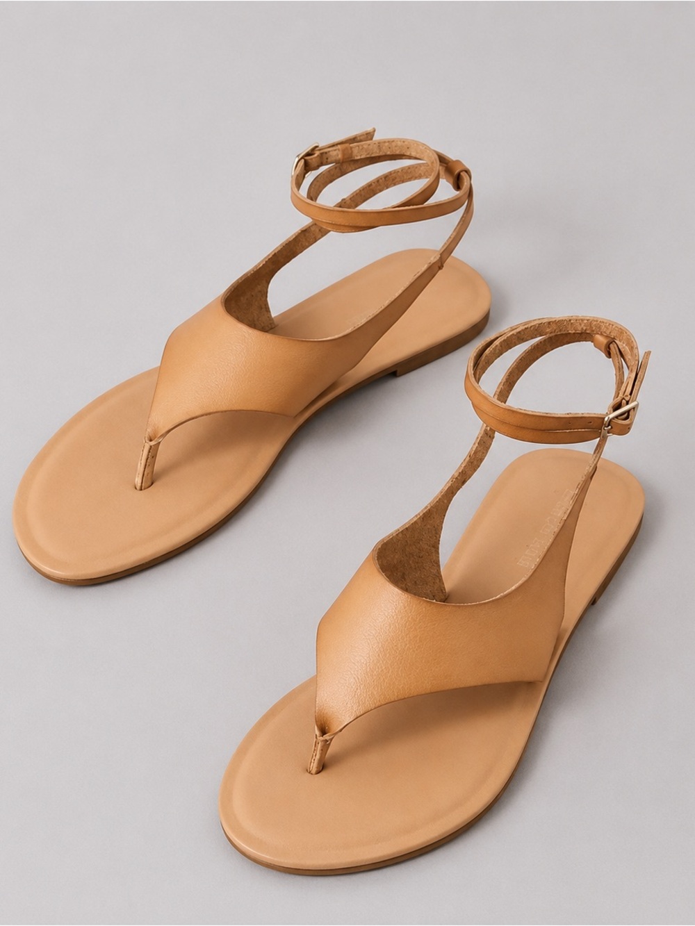 American Eagle AE Hooded Thong Sandals Natural Size 8 NWOT
